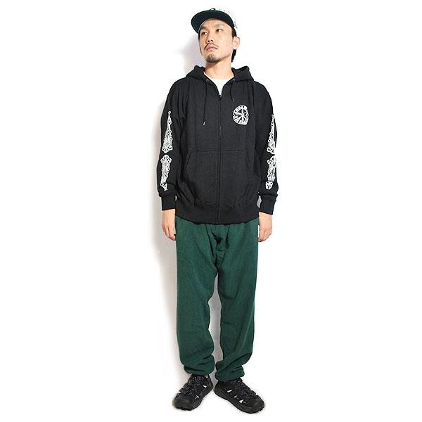 COOKMAN（クックマン） パーカー COOKMAN Zip Hoodie Cutlery -BLACK 
