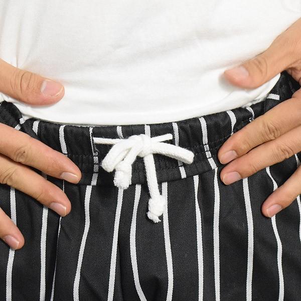 COOKMAN クックマン シェフパンツ CHEF PANTS 02 PIN STRIPE TC BLACK メンズ レディース 男女兼用 イージパンツ コックマンの画像