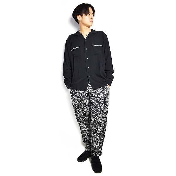 COOKMAN クックマン シェフパンツ CHEF PANTS PAISLEY BLACK 231-01899