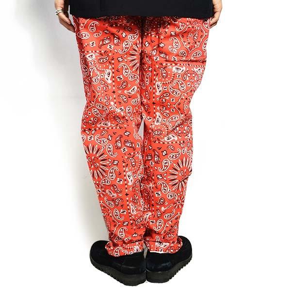 COOKMAN クックマン シェフパンツ CHEF PANTS PAISLEY RED 23101894 ペイズリー レッド メンズ