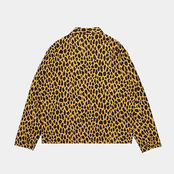 PAUL SMITH ジップアップシャツ　レオパード APPLEBUM（アップルバム） ジャケット APPLEBUM Zip Up Shirt Jacket