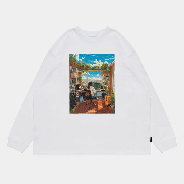 【APPLEBUM】“PERFECT DAYTIME” L/S Tシャツ【XL】 APPLEBUM（アップルバム） Tシャツ “Perfect Daytime” L/S T-shirt