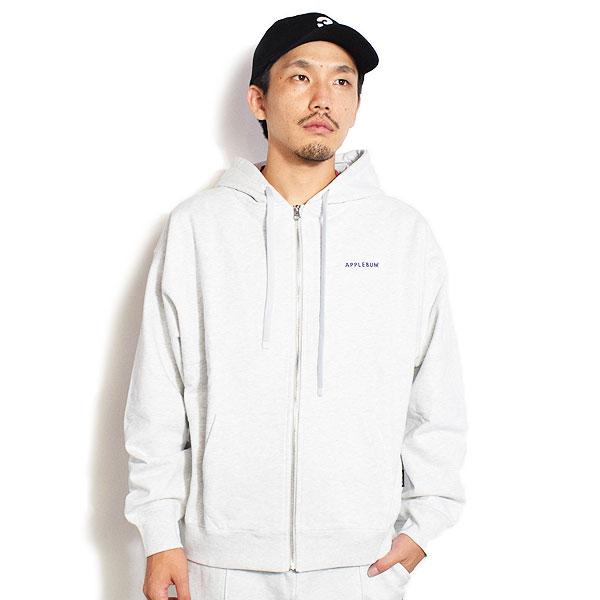 アップルバム パーカー APPLEBUM Logo Z/U Sweat Parka メンズ ジップ 