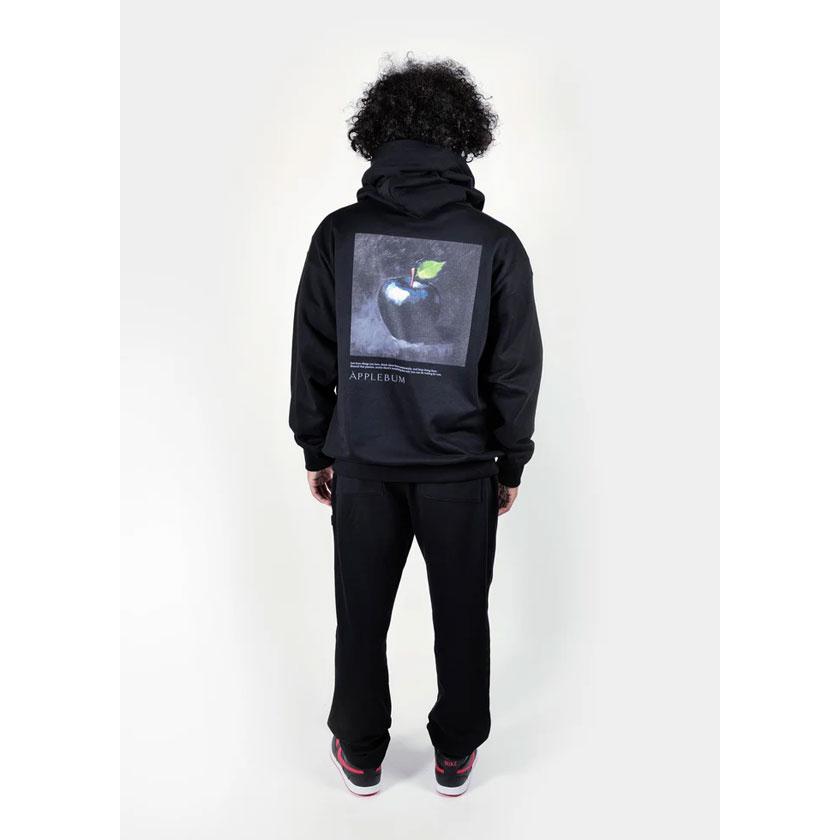 APPLEBUM ブラック プルオーバーパーカー　XL APPLEBUM ( アップルバム ) BLACK LOGO SWEAT PARKA パーカー 2510401