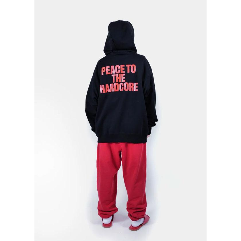 APPLEBUM アップルバム “PEACE TO THE HARDCORE” Sweat Parka パーカー プルオーバー スウェット ヘビーウェイト atftps APPLEBUM（アップルバム） パーカー “PEACE TO THE HARDCORE” Sweat