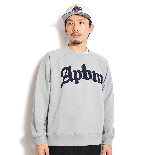APPLEBUM（アップルバム） スウェット “Apbm” Crew Sweat メンズ