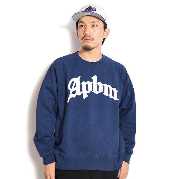 APPLEBUM（アップルバム） スウェット “Apbm” Crew Sweat メンズ