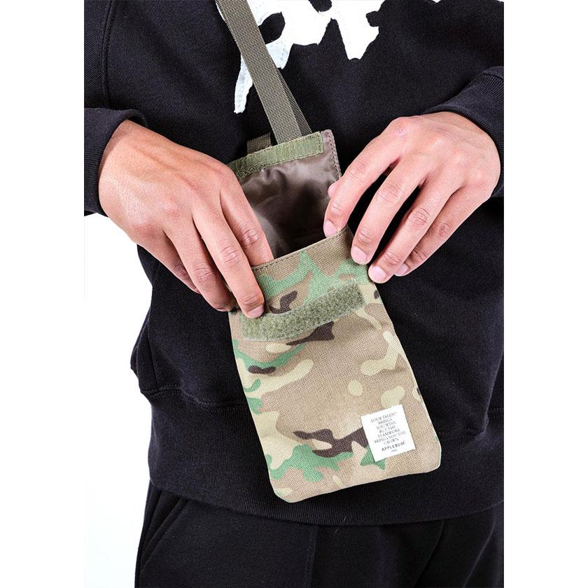 APPLEBUM カモフラージュ ショルダーバッグ APPLEBUM（アップルバム） ネックポーチ APPLEBUM Camo Neck Pouch