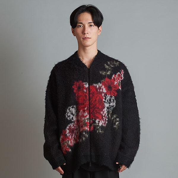 50％OFF SALE セール NO ID. ノーアイディー フラワーJQニットMA-1 BLZ メンズ ジャケット ニットジャケット atfjkt NO ID.（ノーアイディー） SALE セール ジャケット フラワーJQニットMA
