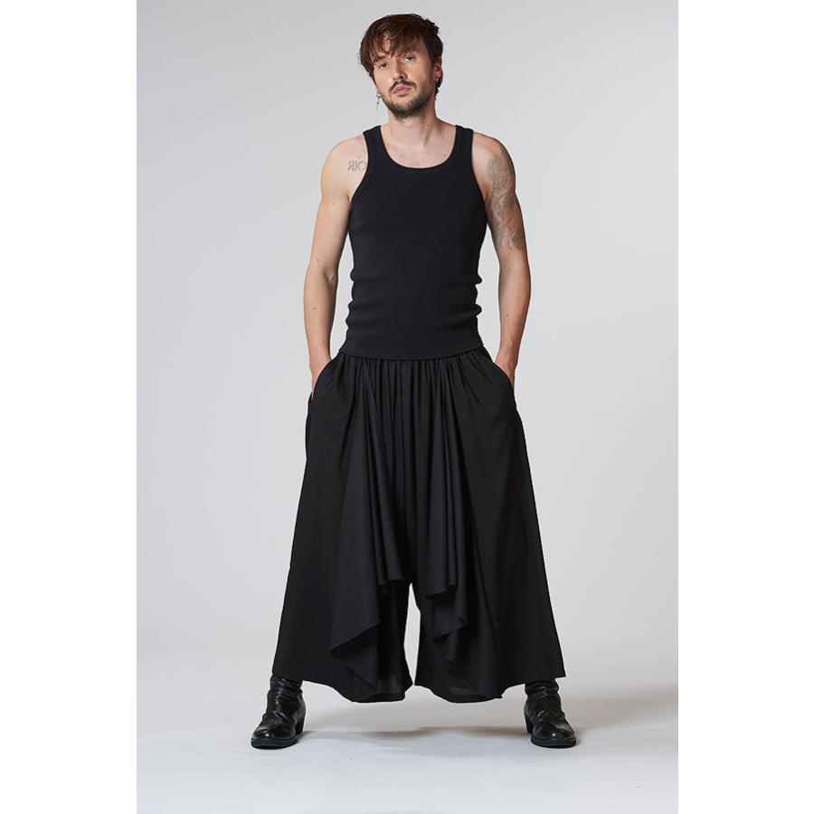 NO ID.（ノーアイディー） SALE セール パンツ NO ID. BLACK ギャザー