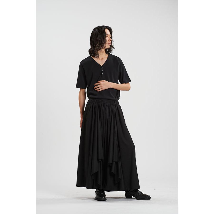NO ID.（ノーアイディー） SALE セール パンツ NO ID. BLACK ギャザー