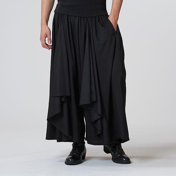 NO ID.（ノーアイディー） SALE セール パンツ NO ID. BLACK ギャザー