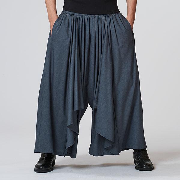 NO ID.（ノーアイディー） SALE セール パンツ NO ID. BLACK ギャザー