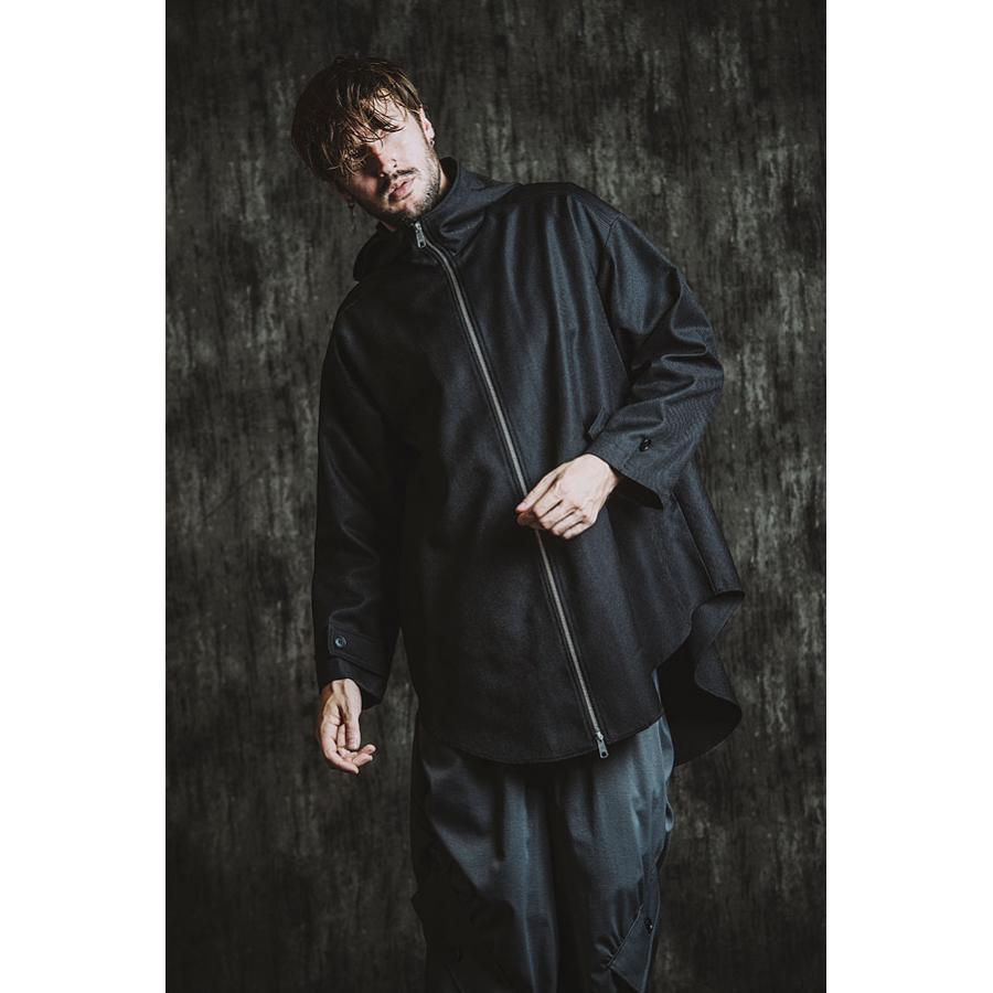 NO ID.（ノーアイディー） コート NO ID. BLACK インバーテッドタック