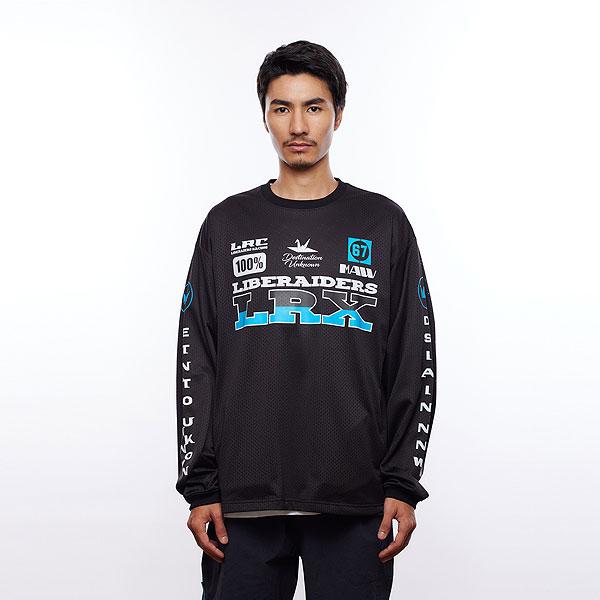 リベレイダース Tシャツ Liberaiders LR RACING L/S TEE メンズ 長袖T