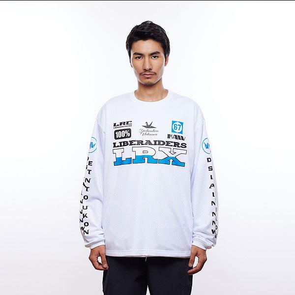 リベレイダース Tシャツ Liberaiders LR RACING L/S TEE メンズ 長袖T