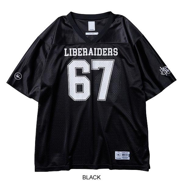 Liberaiders フットボールTシャツ メッシュ L 未使用 SALE セール リベレイダース Tシャツ Liberaiders LIBERAIDERS
