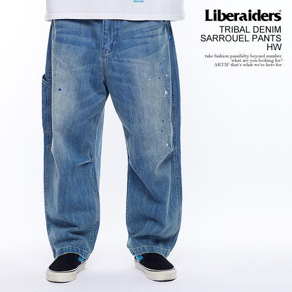 リベレイダース パンツ Liberaiders TRIBAL DENIM SARROUEL PANTS HW