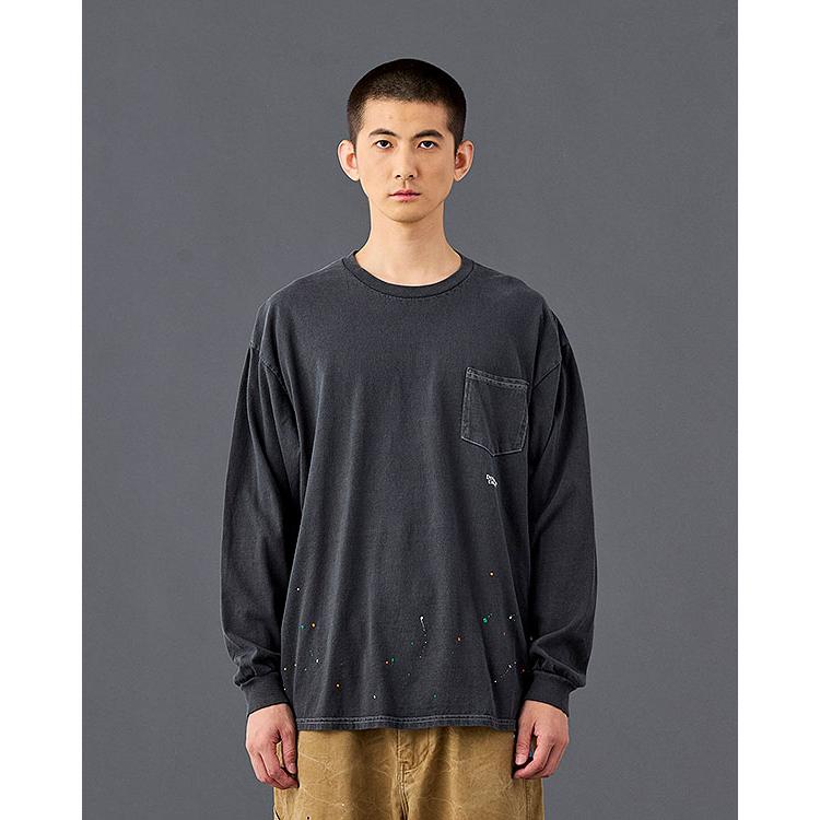 リベレイダース Tシャツ Liberaiders PAINT SPLATTER L/S TEE メンズ