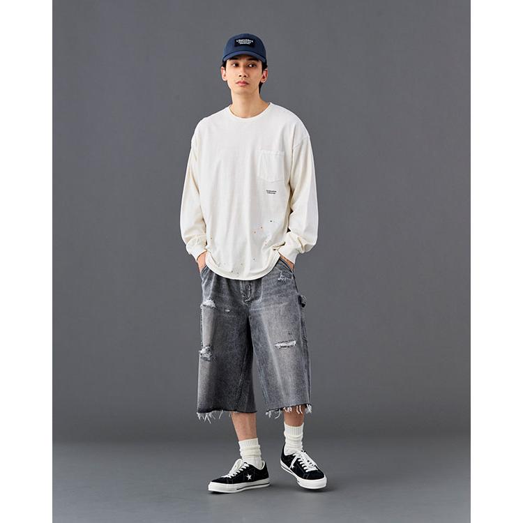 リベレイダース Tシャツ Liberaiders PAINT SPLATTER L/S TEE メンズ 