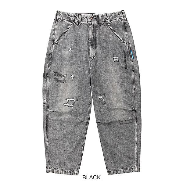 リベレイダース パンツ Liberaiders DAMAGED DENIM SARROUEL PANTS