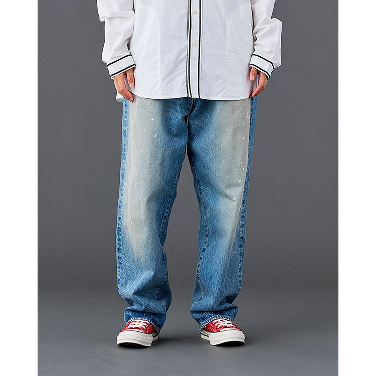 リベレイダース パンツ Liberaiders LR LOOSE FIT DENIM PANTS HW デニムパンツ セルビッジデニム ハードウォッシュ 送料無料の画像