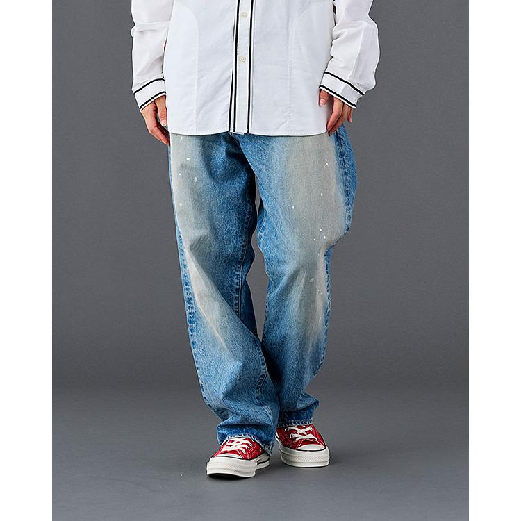 リベレイダース パンツ Liberaiders LR LOOSE FIT DENIM PANTS HW デニムパンツ セルビッジデニム ハードウォッシュ 送料無料の画像