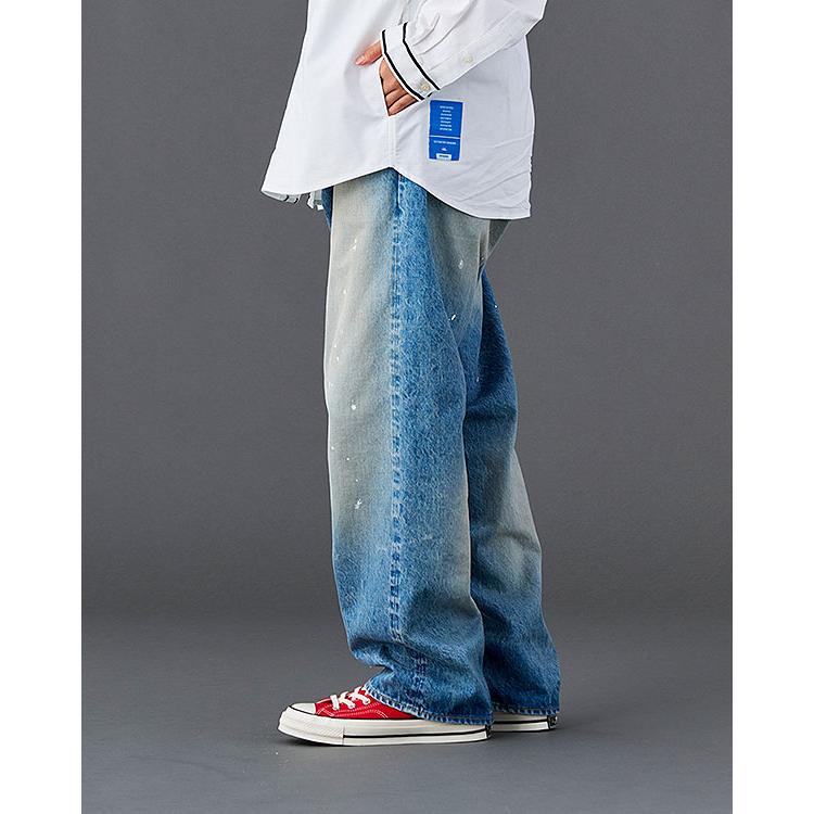 リベレイダース パンツ Liberaiders LR LOOSE FIT DENIM PANTS HW デニムパンツ セルビッジデニム ハードウォッシュ 送料無料の画像
