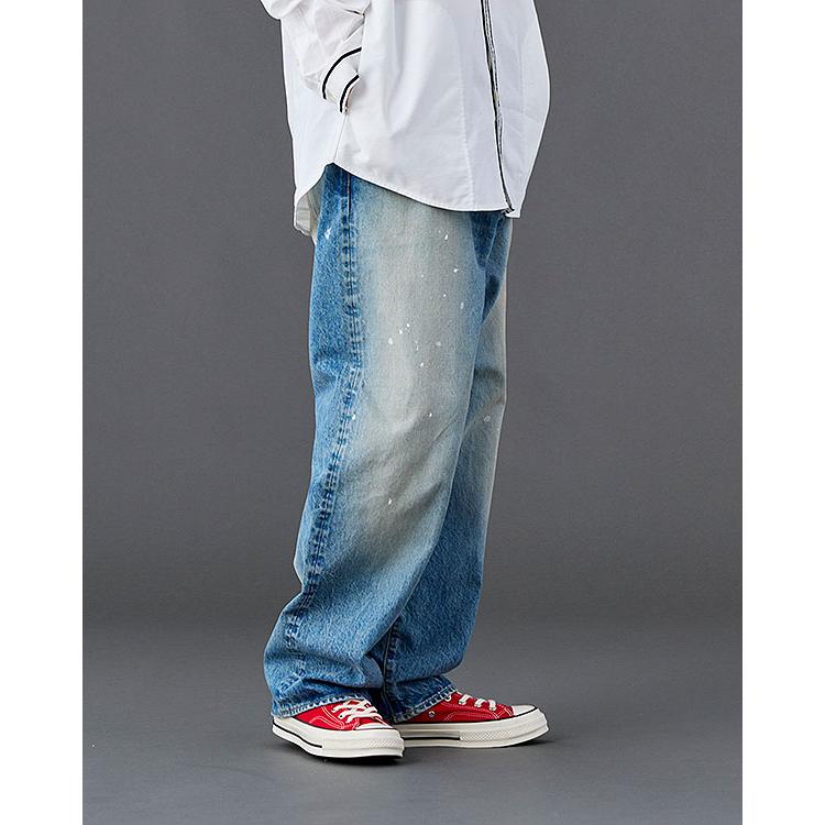 リベレイダース パンツ Liberaiders LR LOOSE FIT DENIM PANTS HW デニムパンツ セルビッジデニム ハードウォッシュ 送料無料の画像