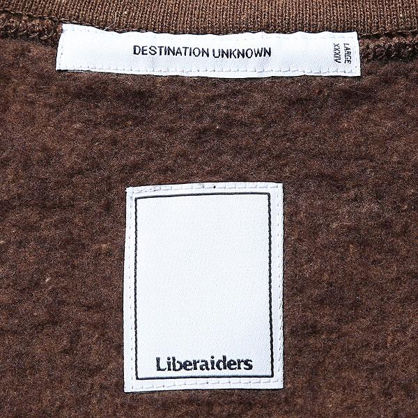 SALE セール リベレイダース スウェット Liberaiders LR SLEEVE LOGO VINTAGE CREWNECK メンズ トレーナー ヴィンテージ加工｜artif｜16