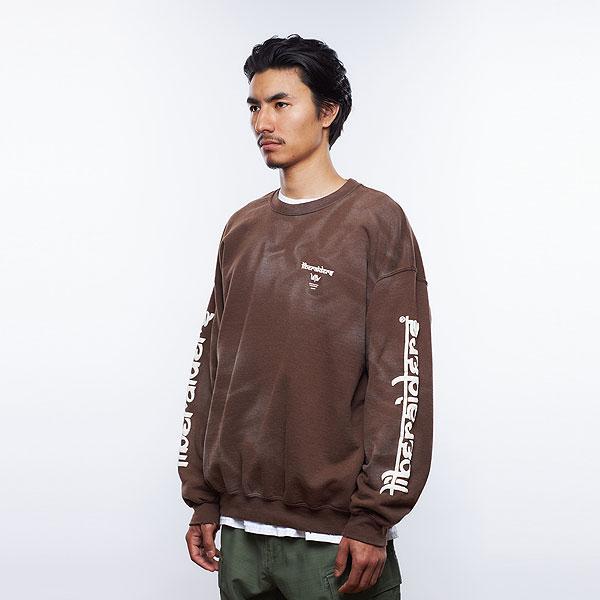 SALE セール リベレイダース スウェット Liberaiders LR SLEEVE LOGO VINTAGE CREWNECK メンズ トレーナー ヴィンテージ加工｜artif｜05