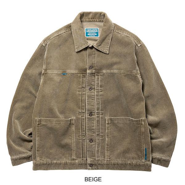 【期間限定価格】RAKU&Libelice コーデュロイ ジャケットXLリベリス SALE セール リベレイダース ジャケット Liberaiders GARMENT DYED