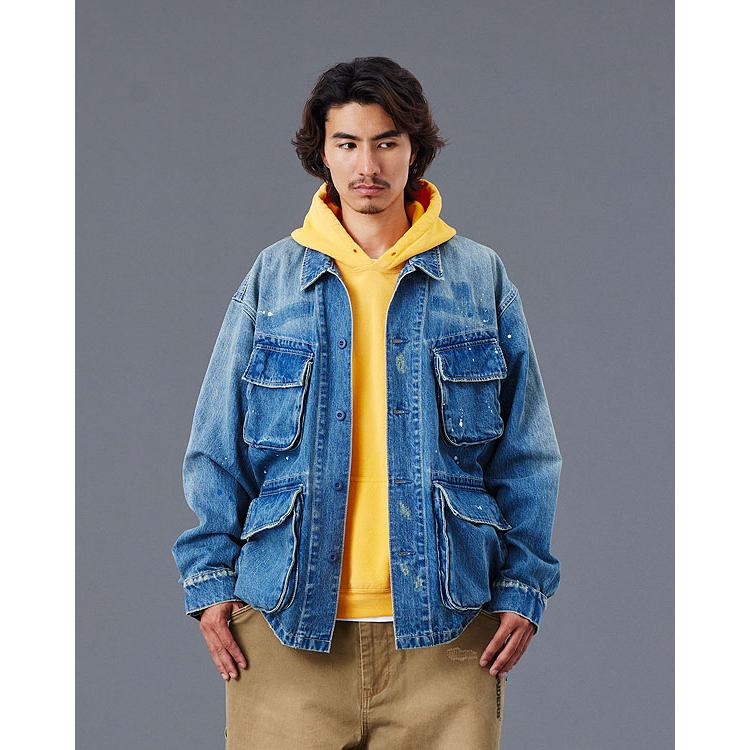 リベレイダース ジャケット Liberaiders DENIM COMBAT JACKET メンズ