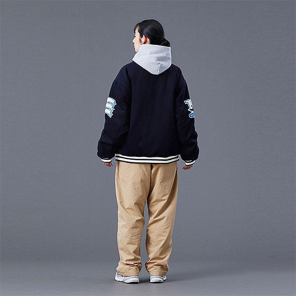 リベレイダース LR バーシティジャケット ブルー L リベレイダース