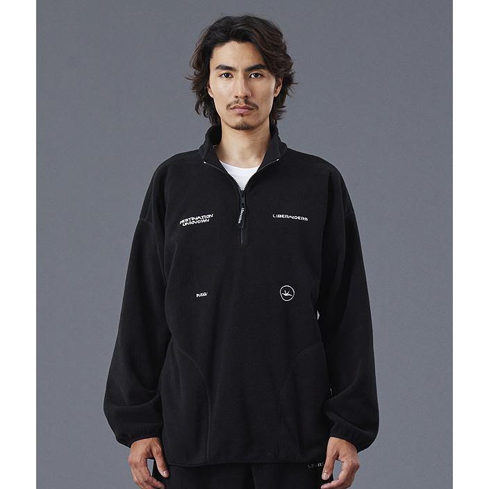 リベレイダース トップス Liberaiders FLEECE HALF ZIP メンズ ハーフ