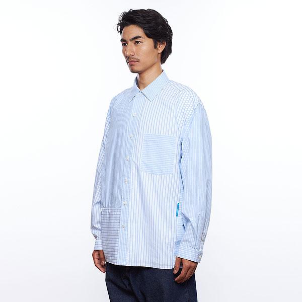 Liberaiders リベレイダース　ストライプ　ポロシャツ リベレイダース Liberaiders Liberaiders MULTI STRIPE L/S POLO SHIRT