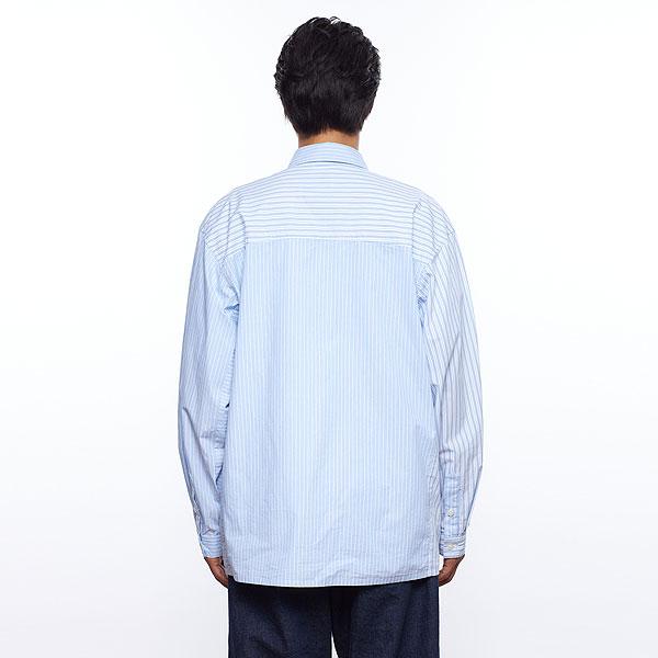SALE セール リベレイダース シャツ Liberaiders PATCHWORK STRIPE