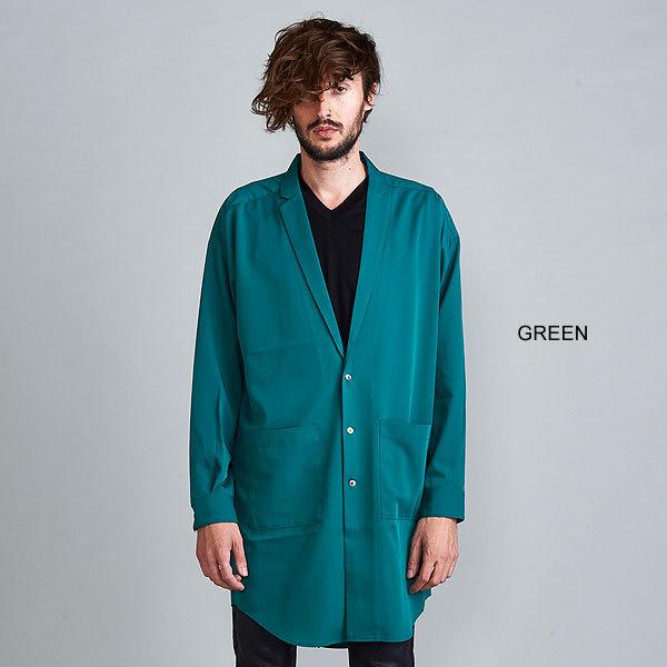 SALE セール ノーアイディー コート NO ID ドロップショルダーシャツ 
