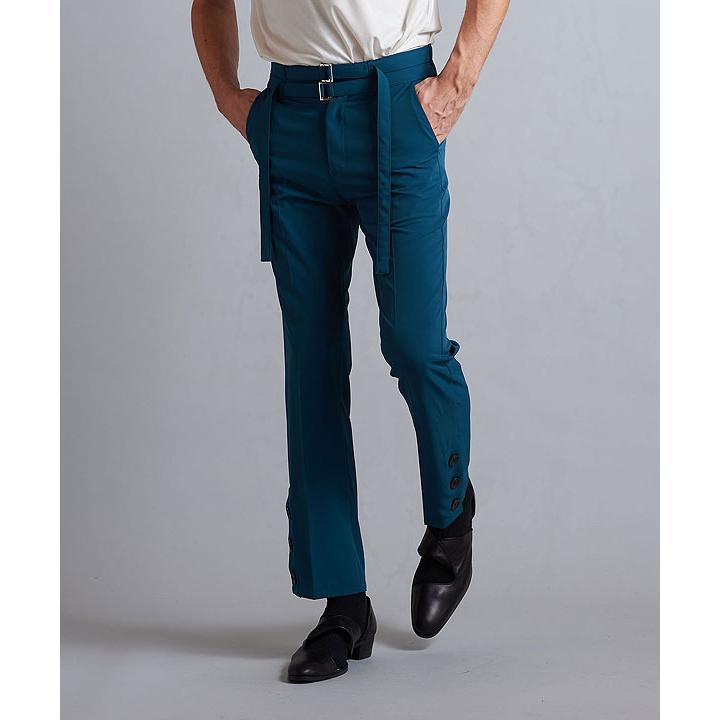 NO ID.（ノーアイディー） SALE セール パンツ ツインベルトストレート
