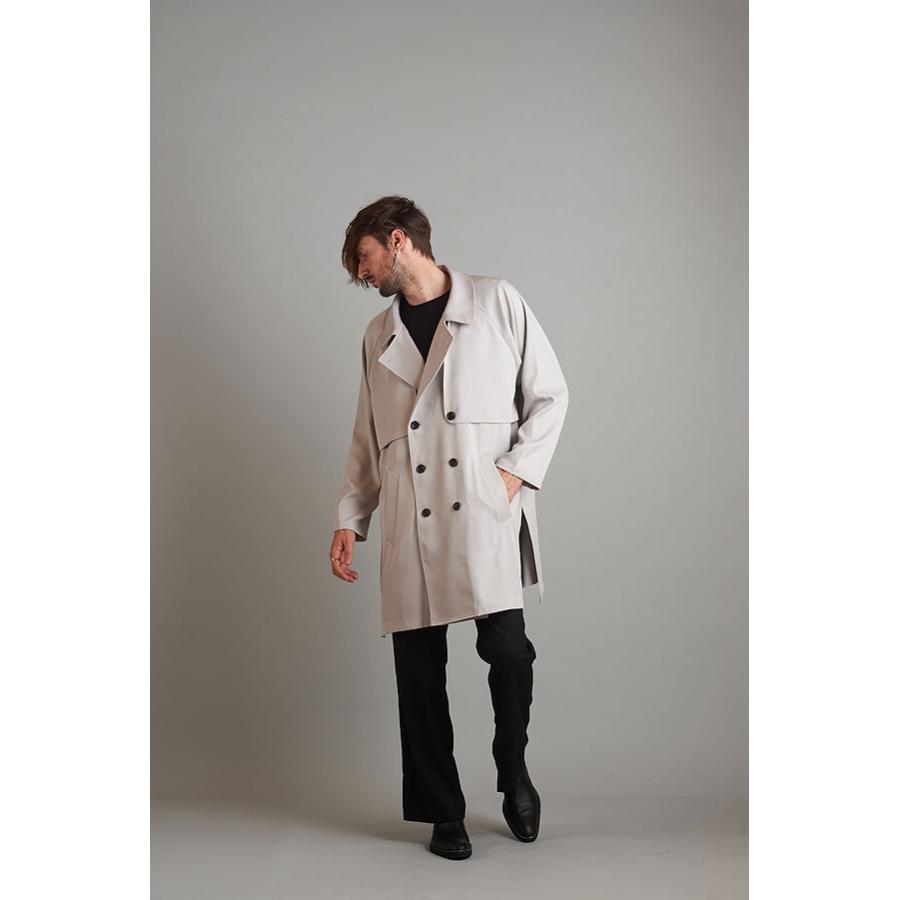 NO ID.（ノーアイディー） SALE セール コート ダブルガンフラップBIG