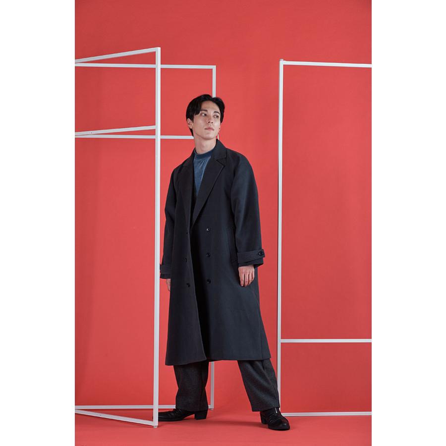 SALE セール ノーアイディー コート NO ID. ダブルブレストBIGロング 