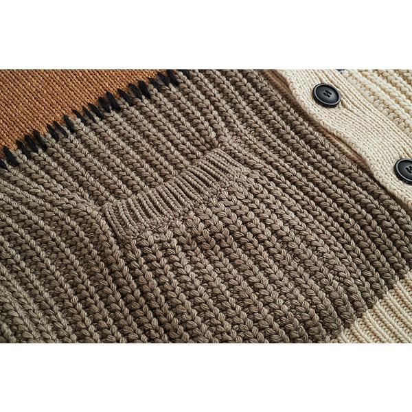 No ID. パネルチェンジングハンドニット パネルチェンジングハンドニットCD（カーディガン) | ノー