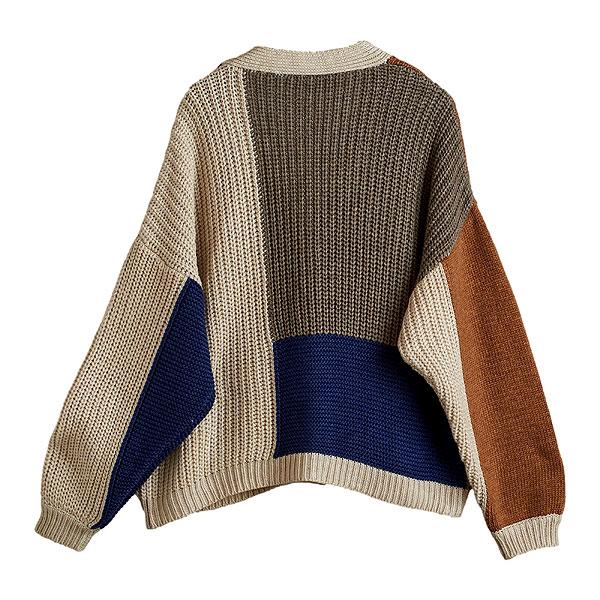 NO ID. SALE セール ノーアイディー カーディガン パネル