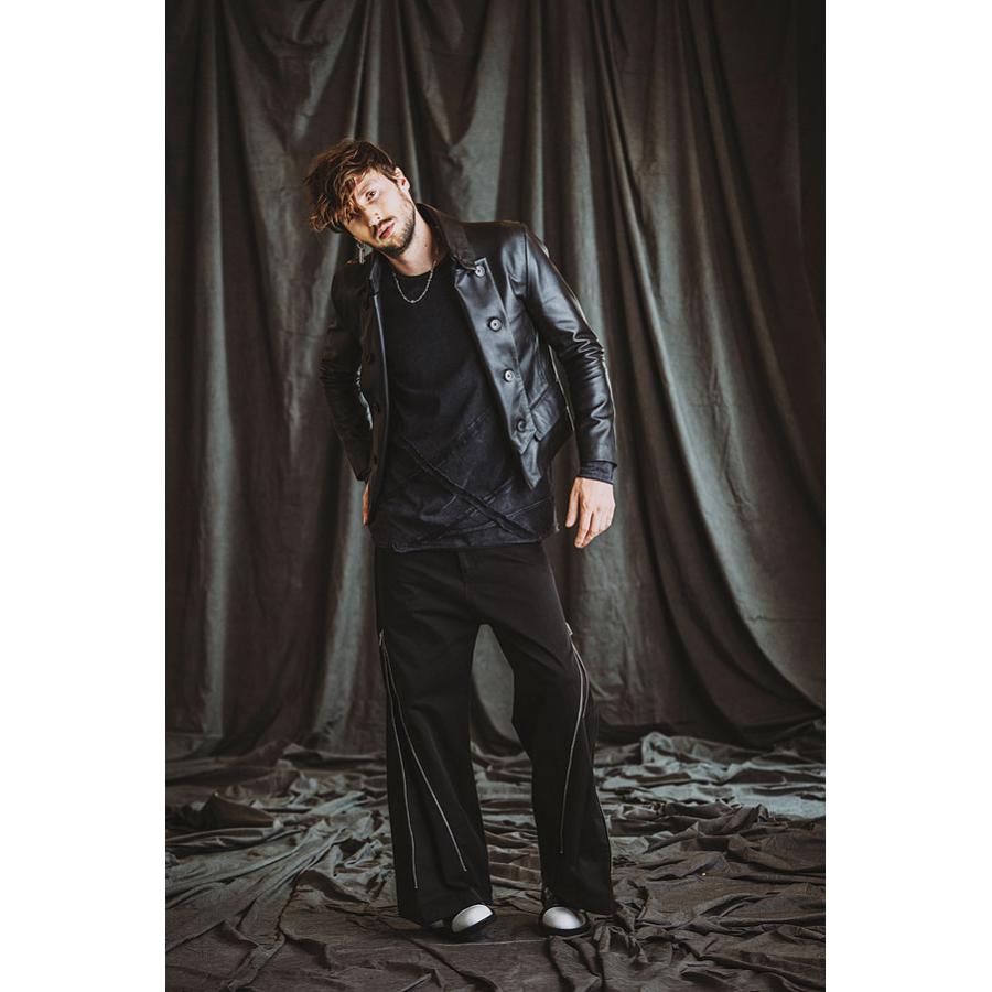 NO ID.（ノーアイディー） SALE セール Tシャツ ランダムシームカット