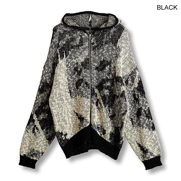 NO ID.（ノーアイディー） SALE セール パーカー アブストラクトJQ 
