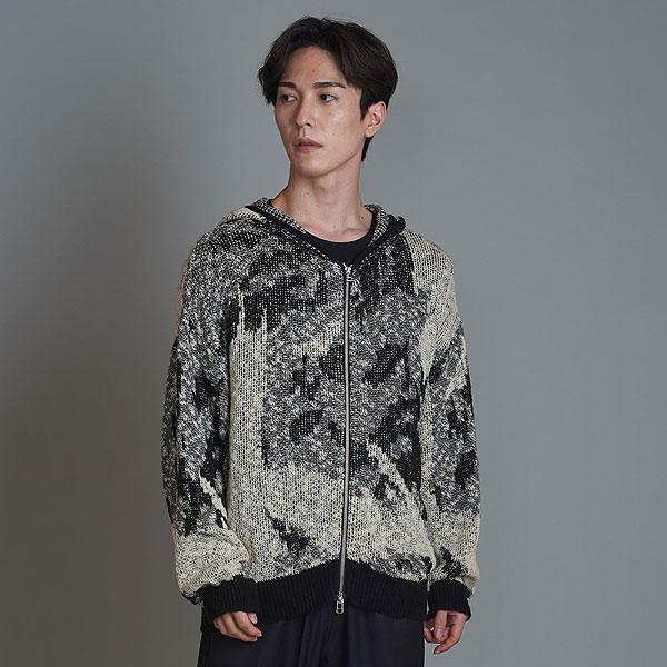 NO ID.（ノーアイディー） SALE セール パーカー アブストラクトJQ