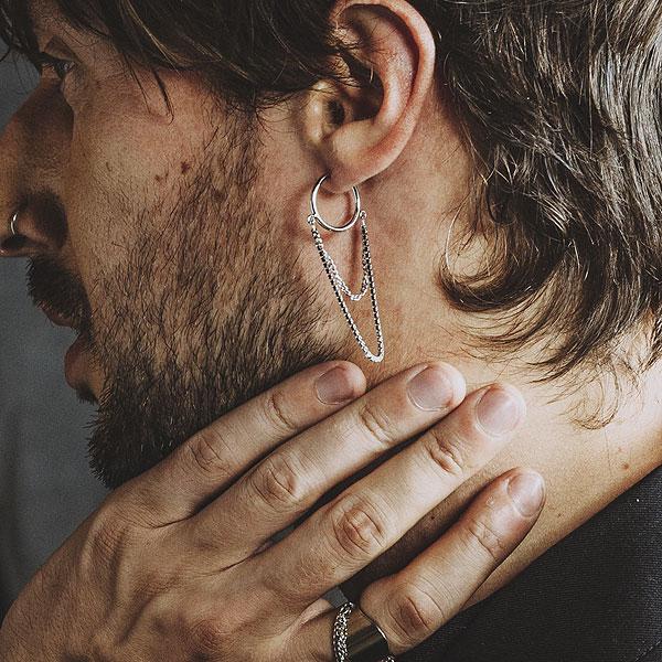 NO ID.（ノーアイディー） SALE セール ピアス スイングチェーン