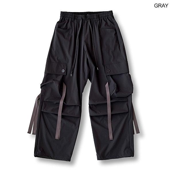 NO ID.（ノーアイディー） SALE セール パンツ テックイージーワイド