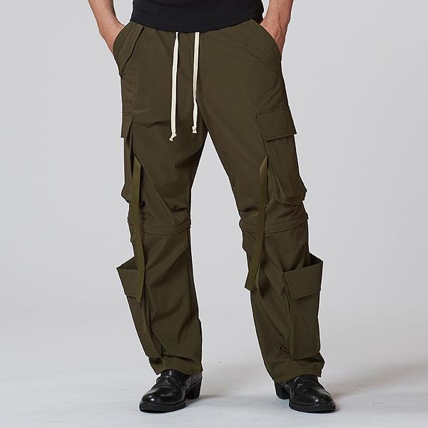 20％OFF SALE セール NO ID. ノーアイディー イージーワイドテクノPT メンズ パンツ カーゴパンツ イージーパンツ 送料無料 atfpts NO ID.（ノーアイディー） SALE セール パンツ イージーワイドテクノPT