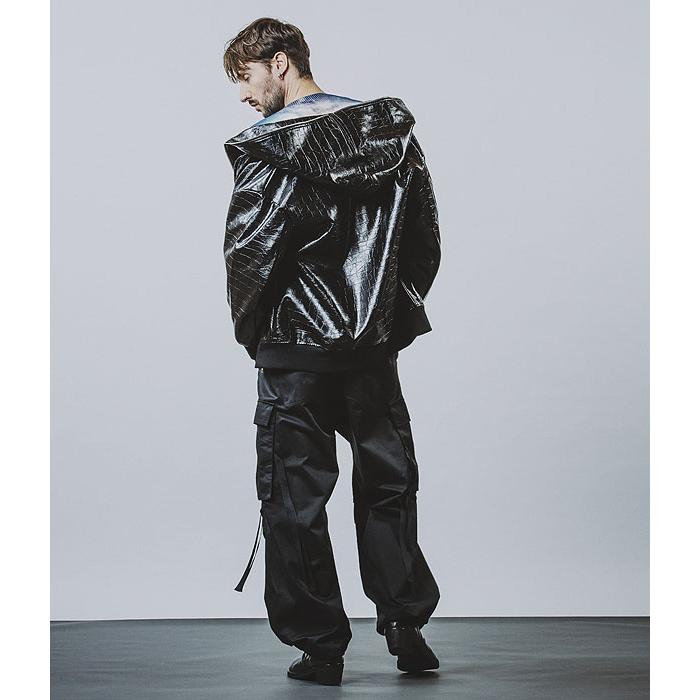 40％OFF SALE セール NO ID. ノーアイディー フロントZIPワイドカーゴPT メンズ パンツ カーゴパンツ ワイドストレート atfpts NO ID.（ノーアイディー） SALE セール パンツ フロントZIPワイド